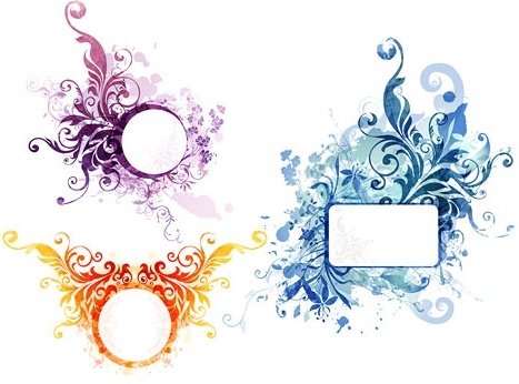 トレンド パターン要素ベクター 7 無料ベクター 13.44 MB