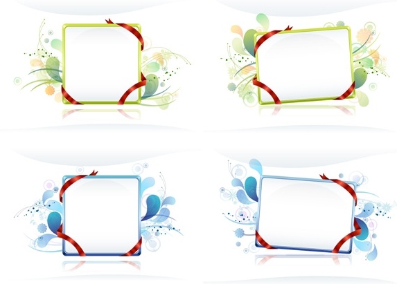 トレンド パターン ベクター無料リボン巻掲示板ベクター 659.61 KB