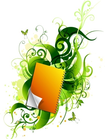 ファッション パターン ベクター 2 メモ帳無料ベクター 2.84 MB