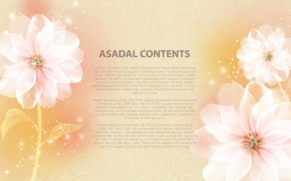 夢テキスト テンプレート ベクター 4 花無料ベクター 7.53 MB