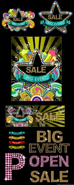 トレンドと豪華なダイヤモンド販売タグ単語ベクター無料ベクター 20.17 MB