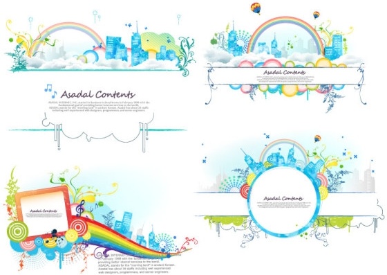 楽しい都市テーマ ベクター無料ベクター 13.12 MB