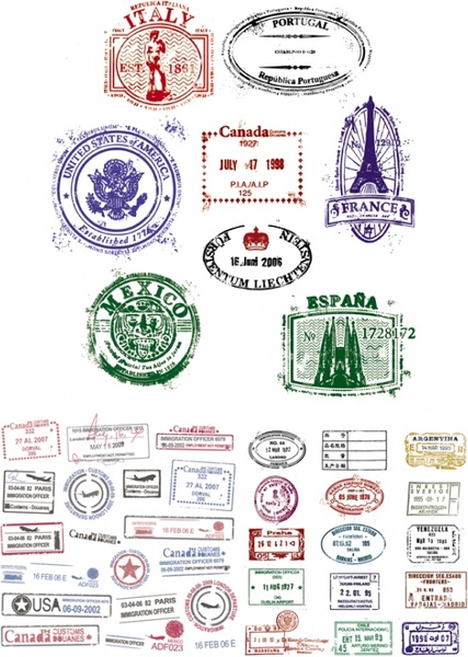 01 ベクターさまざまなシール無料ベクター 7.31 MB