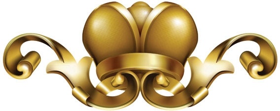 豪華な黄金の三次元パターン ベクター 1 無料ベクターの 3.92 MB