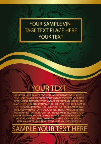 復古ボトル添付されたテンプレート パターン ベクター無料ベクター 578.23 KB