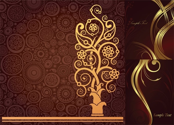 ヨーロッパの豪華なパターン ベクター無料ベクター 1.32 MB