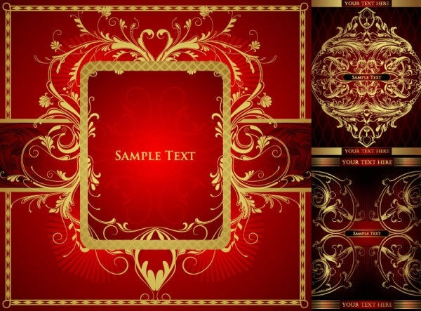 ヨーロッパの豪華なパターン ベクター無料ベクター 1.40 MB