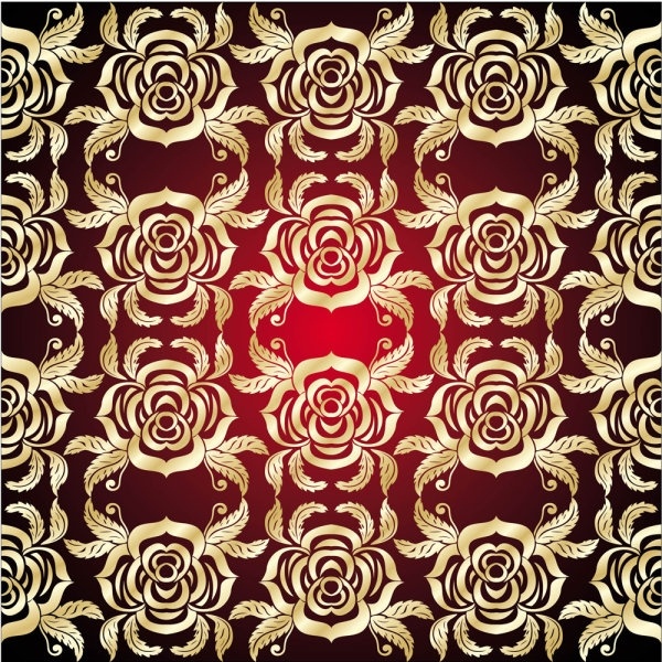 シェーディング 04 ベクター無料ゴールド パターン ベクター 1.89 MB