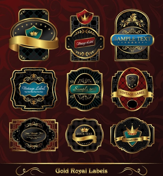 欧州パターン ボトル貼付 03 ベクター無料ベクター 1.99 MB