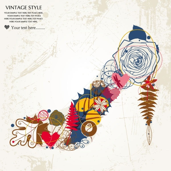 ファッション高かかとパターン パターン 04 ベクター無料ベクター 2.15 MB