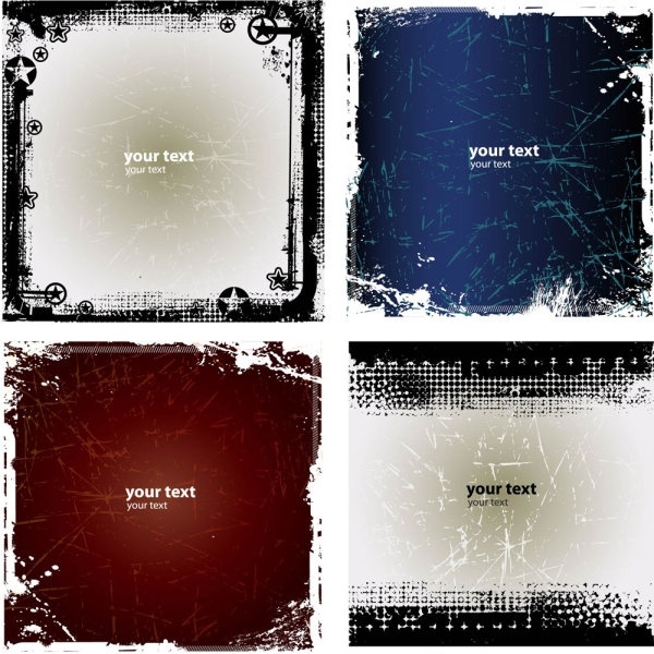 古いパターンとテクスチャ 03 ベクター無料ベクター 4.24 MB