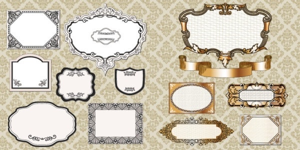 ヨーロッパの境界線のパターン ベクター無料ベクター 5.00 MB