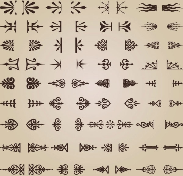 絶妙な陰影パターン 04 ベクター無料ベクター 1.13 MB