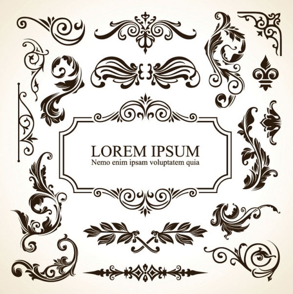 欧州パターン パターン 04 ベクター無料ベクター 1.26 MB