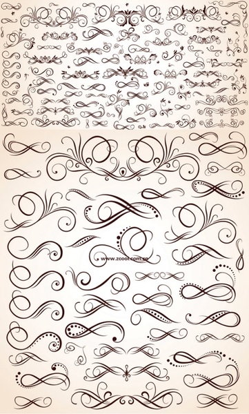 多彩なパターン要素ベクター無料ベクター 1.71 MB