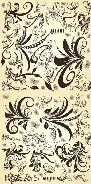 ファッション パターン ベクター無料ベクター 2.61 MB