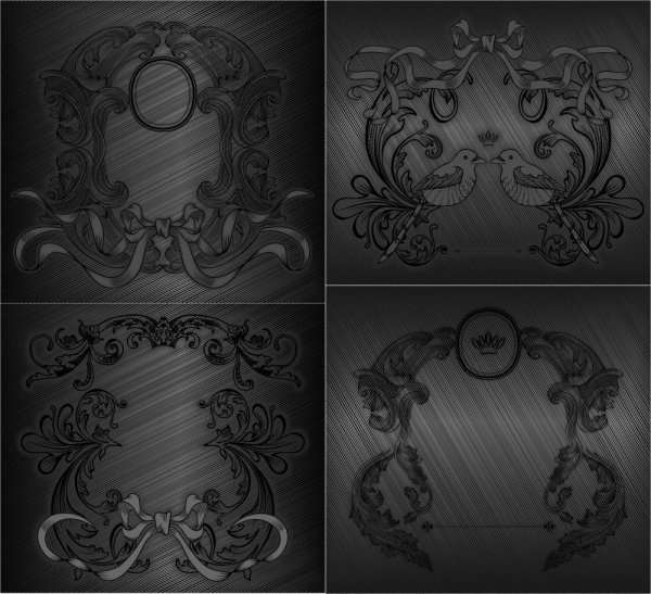 灰色描画パターン ベクター無料ベクター 8.66 MB