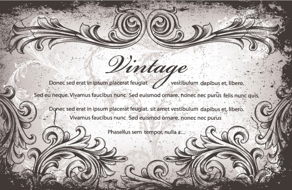 古典的な手塗りパターン 02 ベクター無料ベクター 5.02 MB