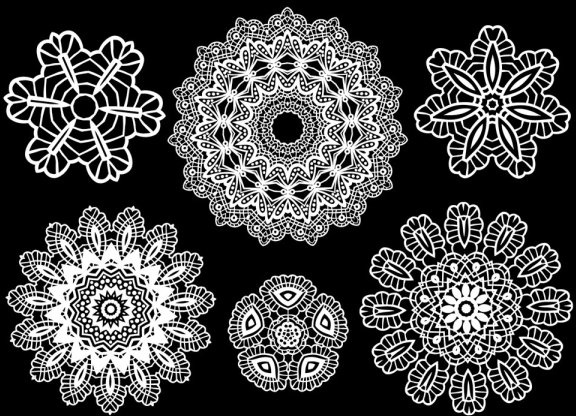 古典的なパターン 03 ベクター無料をシェーディング ベクター 958.75 KB