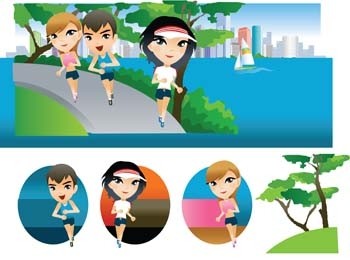 実行のスポーツ 7 ベクター ベクター スポーツ - 無料ベクター