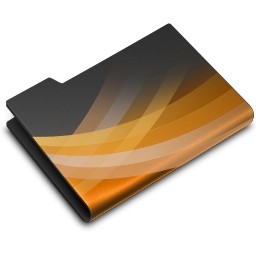 Powerpoint 暗い無料アイコン 81.60 KB