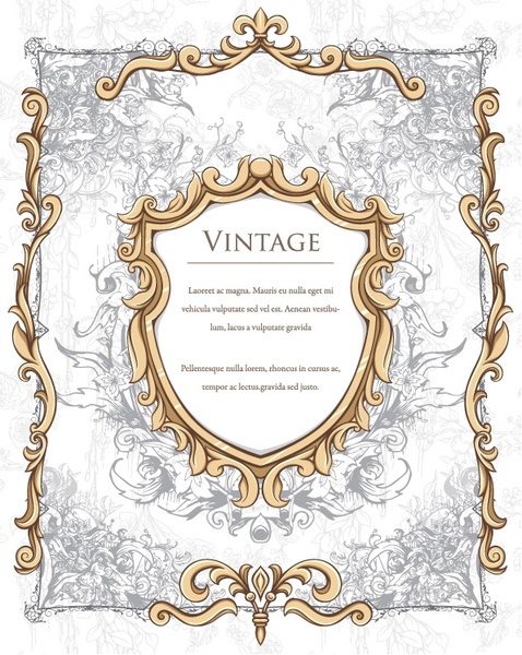 ヨーロッパの豪華な国境ベクター無料ベクター 6.49 MB