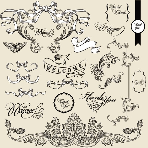 欧州パターン 01 ベクター無料ベクター 2.61 MB