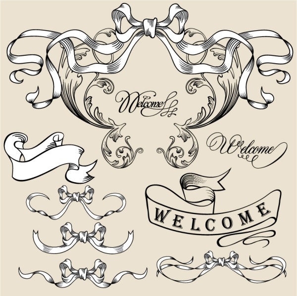 04 ベクター無料発行ヨーロッパ パターン線分ベクター 1.05 MB