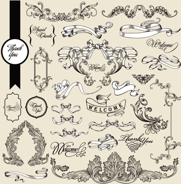 欧州パターン 03 ベクター無料ベクター 2.91 MB