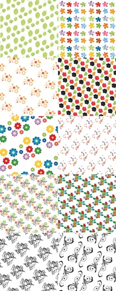 花のパターン ベクター無料ベクター 10.38 MB