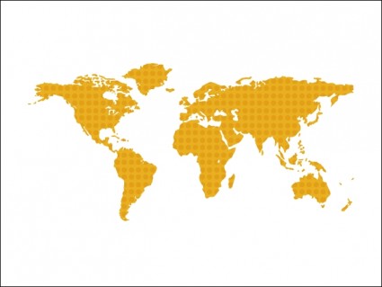 世界地図ベクターその他 - 無料ベクター