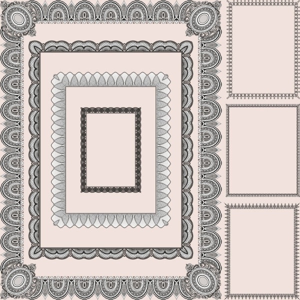 古典的なパターン フレームワーク 01 ベクター無料ベクター 1.75 MB