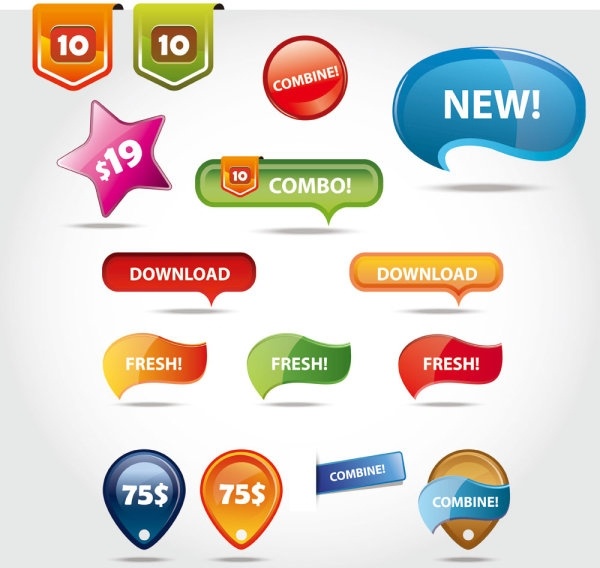 単純なサンタ ベクター コレクション ベクター misc - 無料ベクター