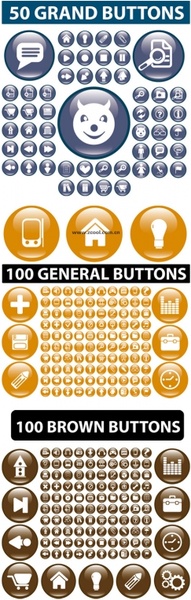 実用的な web デザイン アイコン ベクター無料ベクター 1.27 MB