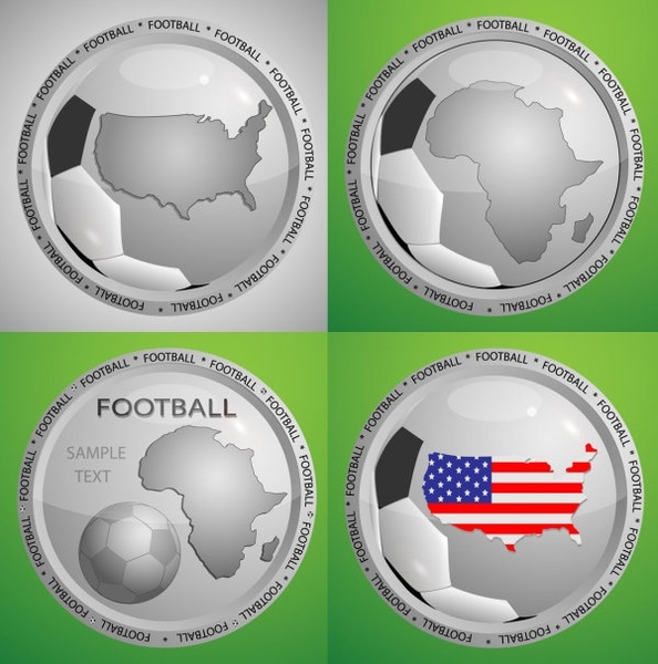 フットボール テーマ ベクター無料ベクター 2.67 MB