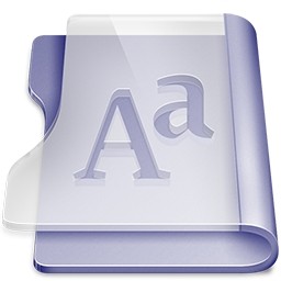 紫フォント無料アイコン 117.70 KB