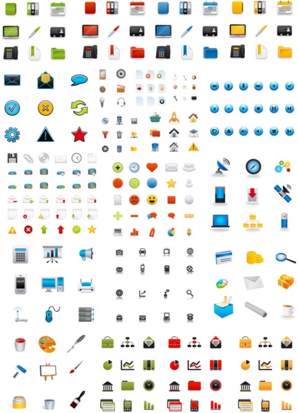 寄せ集めのアイコン ベクター無料ベクター 6.49 MB