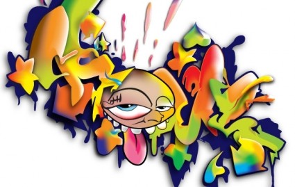 落書きの芸術家のベクターの他無料ベクター