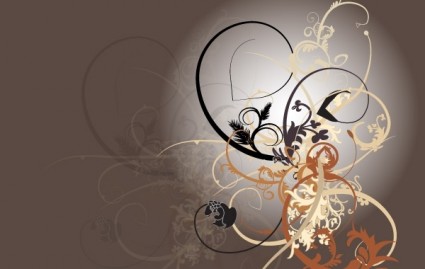 渦巻き模様のカール - その他病気ブラシ キット ベクター - 無料ベクターします。