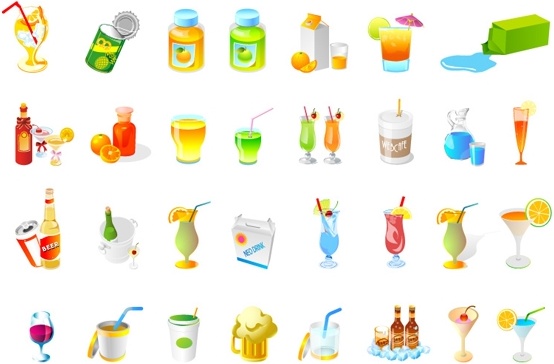 1 つの上質なドリンク ベクター無料ベクター 703.21 KB