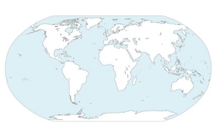 世界の大陸の地図のベクターのベクターその他 - 無料ベクター