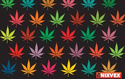 その他 NixVex 無料ベクターのカラフルな葉ベクター - 無料ベクター