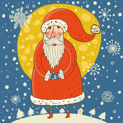 サンタ クロースをベクター無料ベクター 442.11 KB