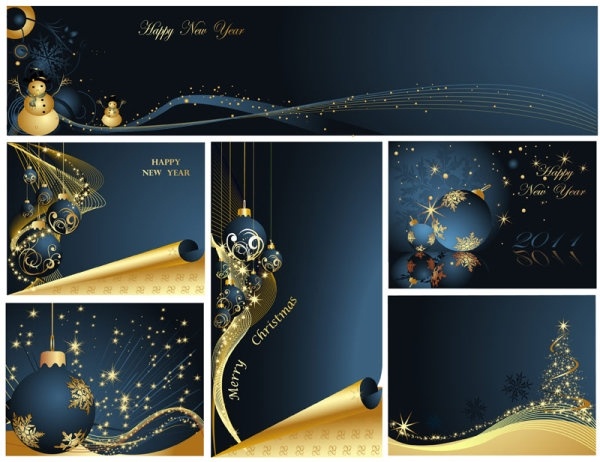 クリスマス豪華な要素ベクター無料ベクターの 6.45 MB