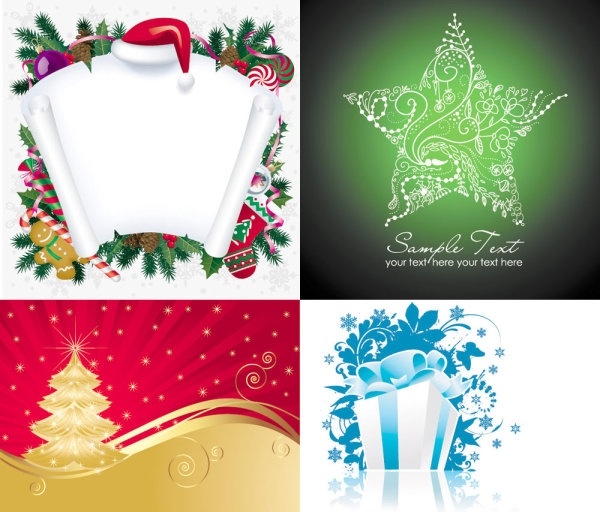 クリスマスの背景ベクター無料ベクターの 3.80 MB