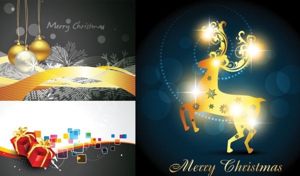 3 クリスマス ベクター無料ベクター 2.99 MB