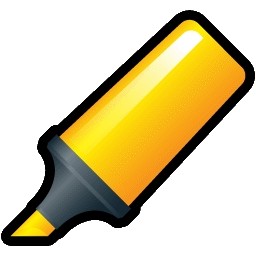 蛍光ペン黄色無料アイコン 37 41 キロバイト 無料素材イラスト