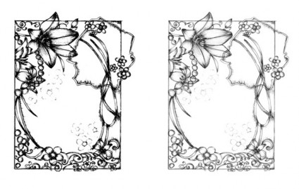 その他のフレーム ベクター スケッチ - 無料ベクター