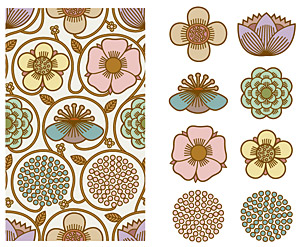 ベクター背景パターン 7