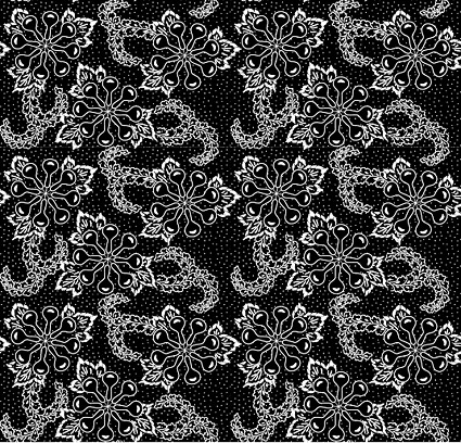 ベクター伝統的なタイル張りの背景素材-11